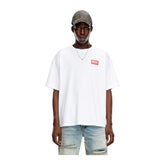 Diesel T-Box Lab T-Shirt Jacquard Logo Patch - White